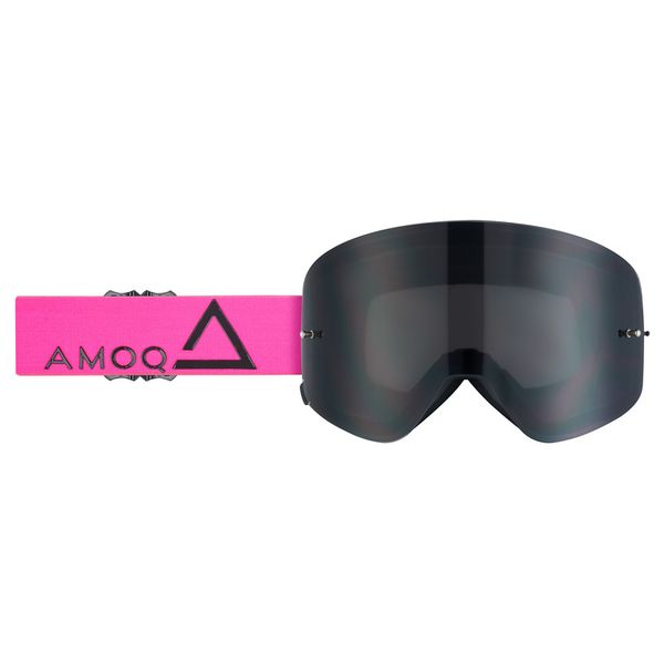 AMOQ Vision Magnetiske Crossbriller Rosa-Svart - R&oslash;ykfarget