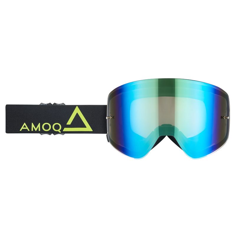 AMOQ Vision Magnetiske Vernebriller Svart-HiVis - Gullspeil