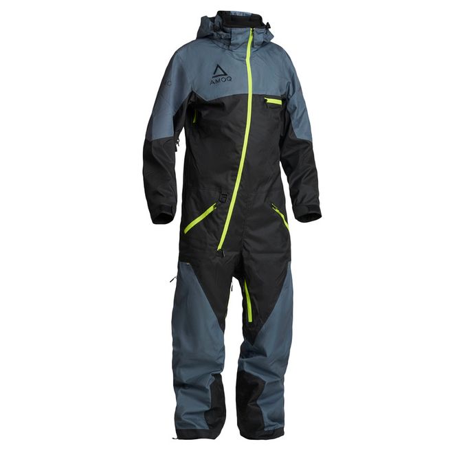Hovedbilde AMOQ Void Barn Monosuit Svart/Grå/HiVis