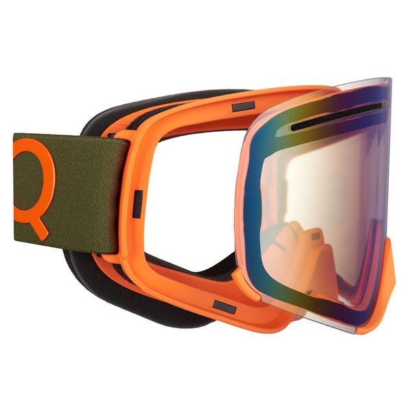 AMOQ Vision Vent+ Magnetic Scooter Goggles Militærgrønn/oransje 